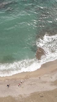 Beach at the Seaside Resort Town