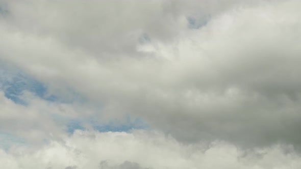 Clouds are moving across the sky. Overcast sky