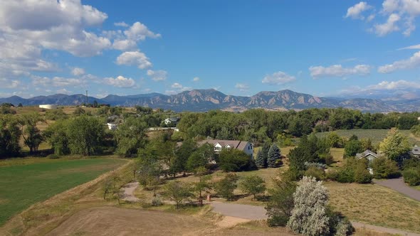 Flatirons in the summertime