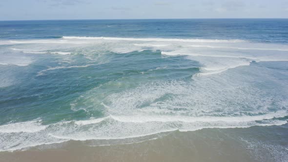 Unspoiled Beautiful Beach Aerial View