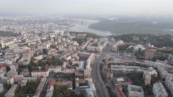 Kyiv - the Capital of Ukraine. Aerial View. Kiev