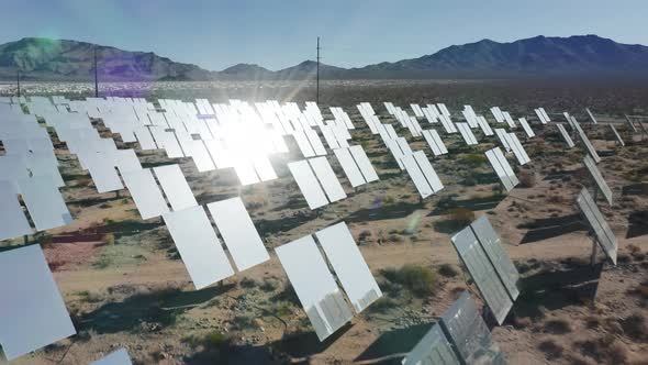 Renewable and Clean Energy Development Technology Aerial Solar Power Panels USA alt