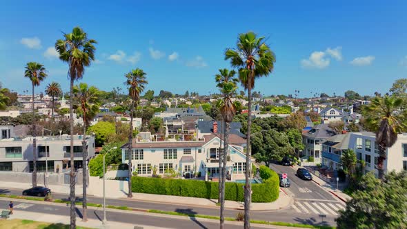 Santa Monica Los Angeles Aerial