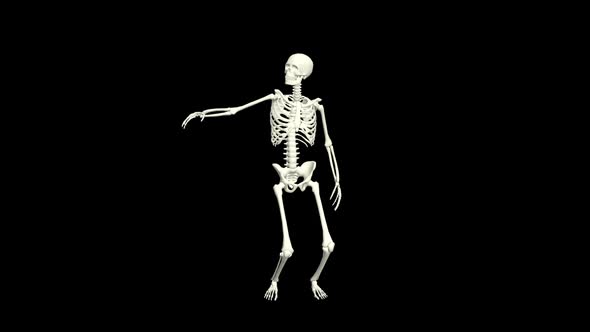 Skeleton Arms Hip Hop Dance