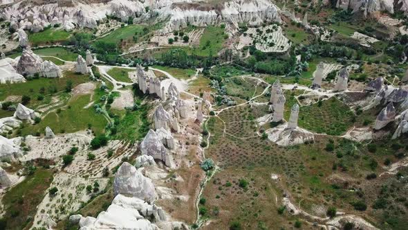 Mushroombottomed Pillars of Stone in Cappadocia