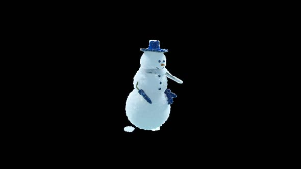 62 Snowman Dancing HD