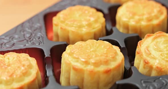 Traditional chinese moon cake