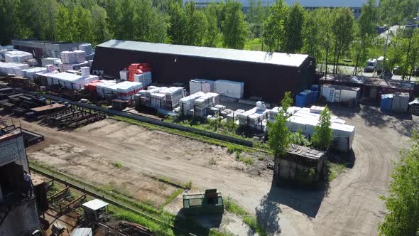 Flying a Quadcopter Over an Industrial Area