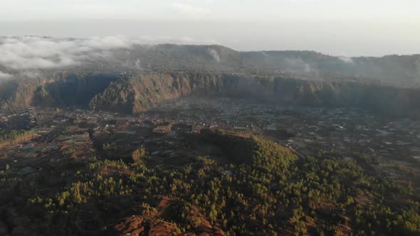 Morning on Mt. Batur in Bali, Indonesia