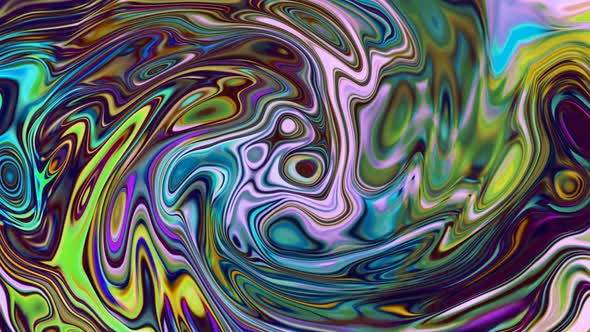 New Color Shiny Twisted Liquid Animated Background