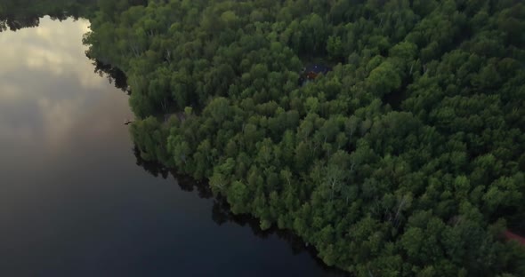 Small Town Aerials of Lake Hebron, Maine