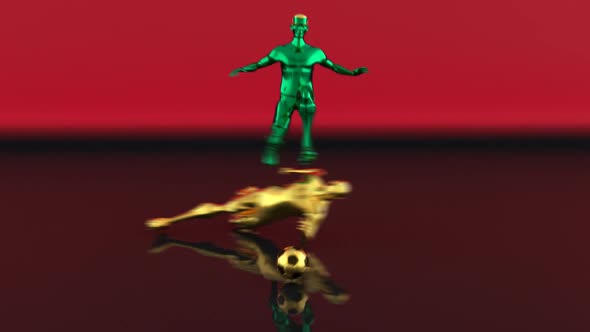 3D motion design of a football game alt