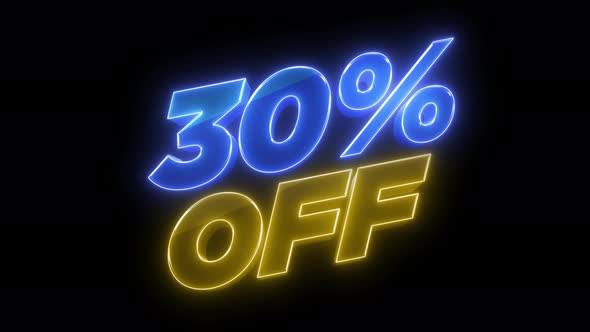30% Off Banner 4K