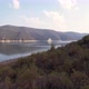 Drone Aerial Footage Water Reservoir Dam Lake Cyprus - VideoHive Item for Sale