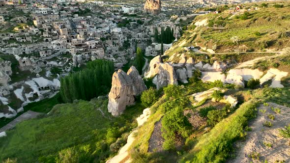 The best landscapes of Cappadocia aerial view 4 K