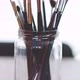 Paint Brushes Are In A Glass - VideoHive Item for Sale