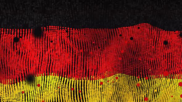 German Flag Particle Animation