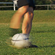 Kicking A Soccer Ball - VideoHive Item for Sale