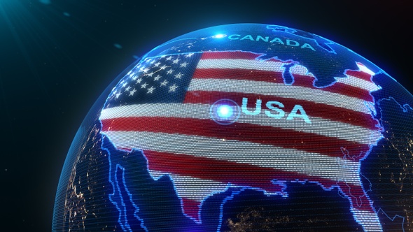 Usa Map Animation