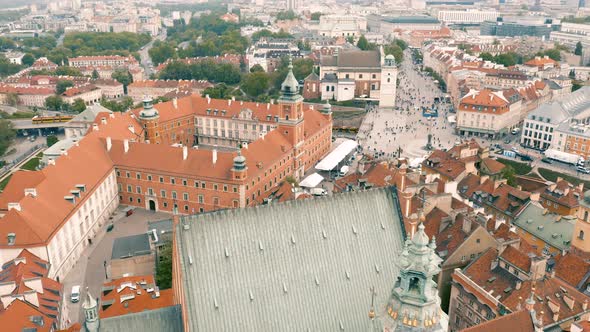 Aerial View of Warsaw