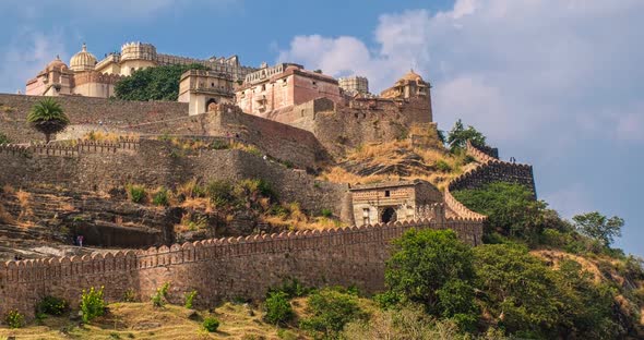 Kumbhalgarh Fort Timelapse India