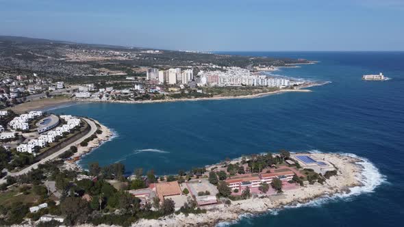 City Landscape İndentations Protrusions Sea Shore