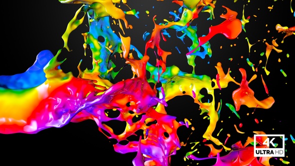 Splash Of Multicolor Paint V6 alt
