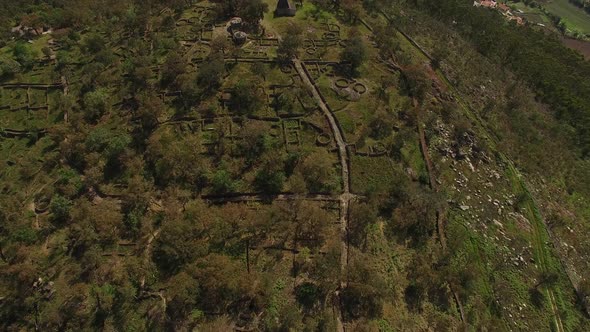 Ancient Roman Architecture Ruins in Portugal