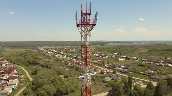 5G Antenna with 5G Technology in Rural Countryside