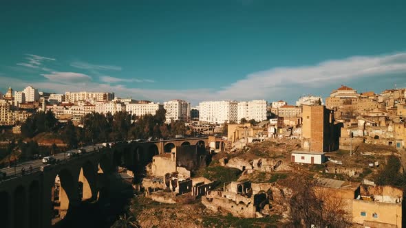 Aerial View Of Ancient Constantine, Algeria