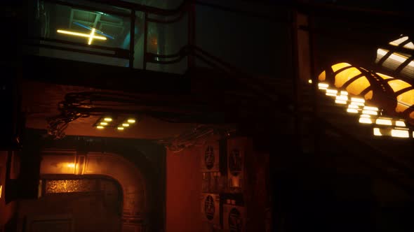 Interior of Abandoned Old Motel alt