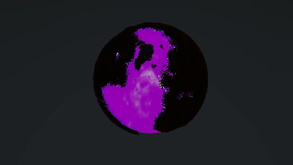 Earth's rotation at night