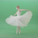 Ballet Dancing Girl In Corona Virus Mask Spinning On Green Screen - VideoHive Item for Sale