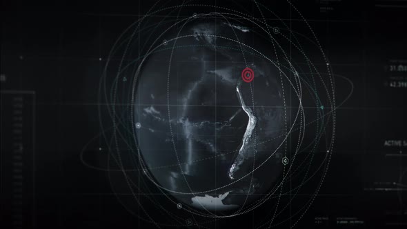 Scanning system has found the location of satellite network located in Colombia alt