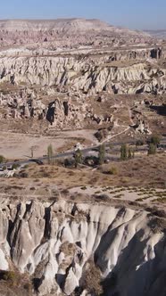 Cappadocia Landscape Aerial View