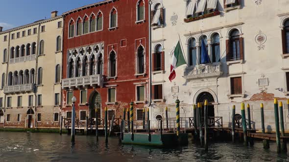 Sailing Along Grand Canal, Venice