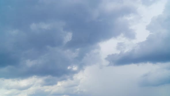 Time Lapse Cloud Fast-Moving in the Sky