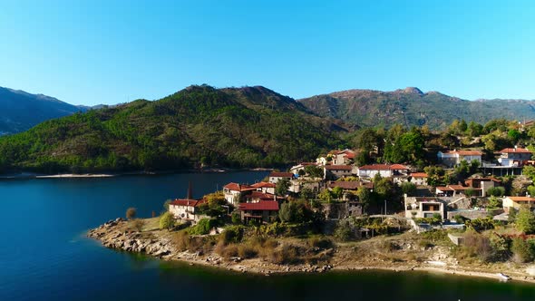 Cinematic Nature Aerial Background