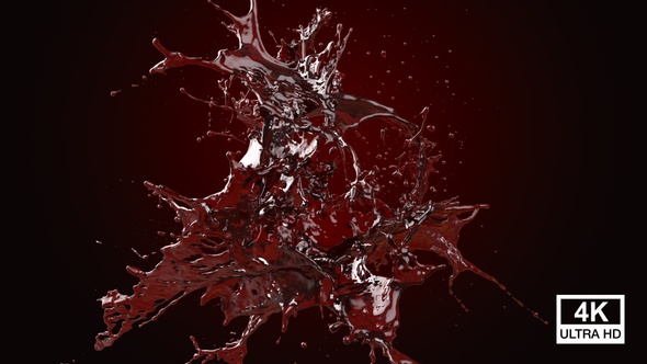 Abstract Cola Splash 4K