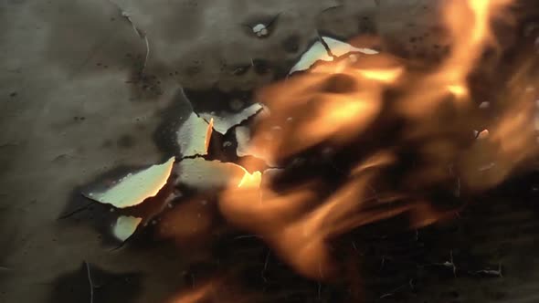 Background with Fire alt