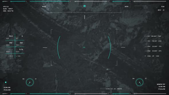 High tech detection system identifies the location of the terrorist forces alt