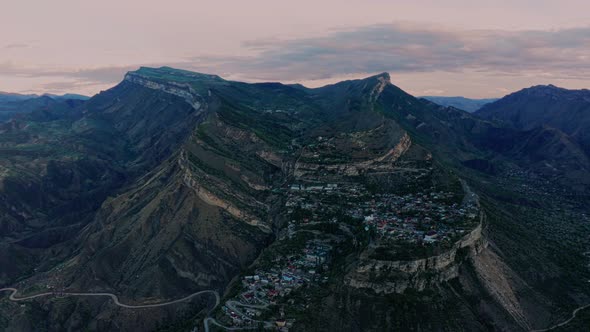 Gunib Village in Dagestan