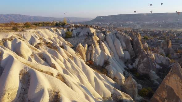 Beautiful Landscape of Cappadocia Valley