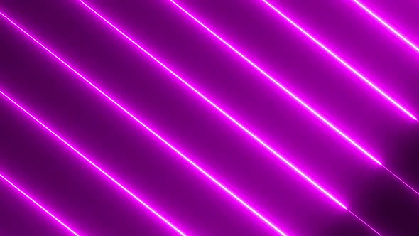 Purple color seamless neon light line technology motion background. Vd 645