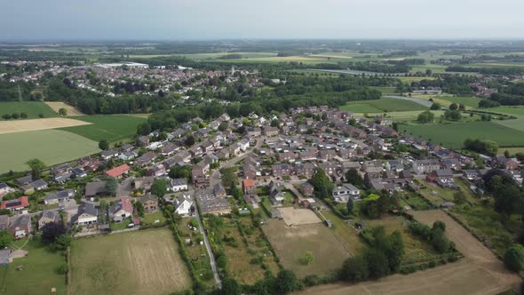 Hilly landscape in south Limburg in the Netherlands, near Klimmen