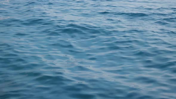 Background of Rippled Pattern of Clean Water Wave in Blue Swimming Pool