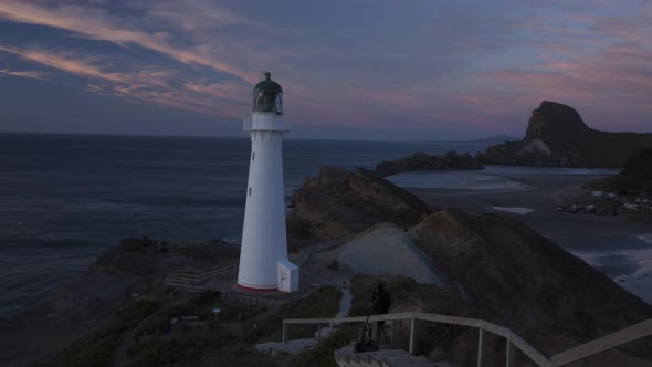 Castlepoint lighthouse timelapse