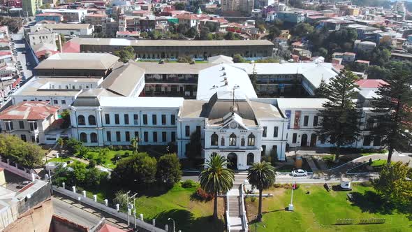 National Maritime Museum, Architecture (Valparaiso, Chile) aerial view