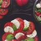 Salads with Traditional Italian Burrata and Mozzarella Cheese with Arugula and Tomatoes - VideoHive Item for Sale