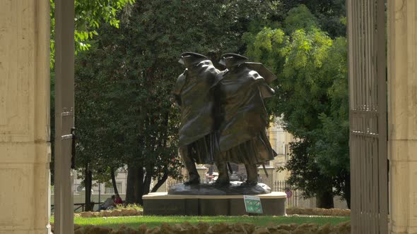 The Bicentenario dei Carabinieri monument in Rome